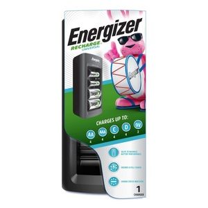 Energizer Rechargeable Battery Charger for C Cell, D Cell, AA, AAA, and 9V batte